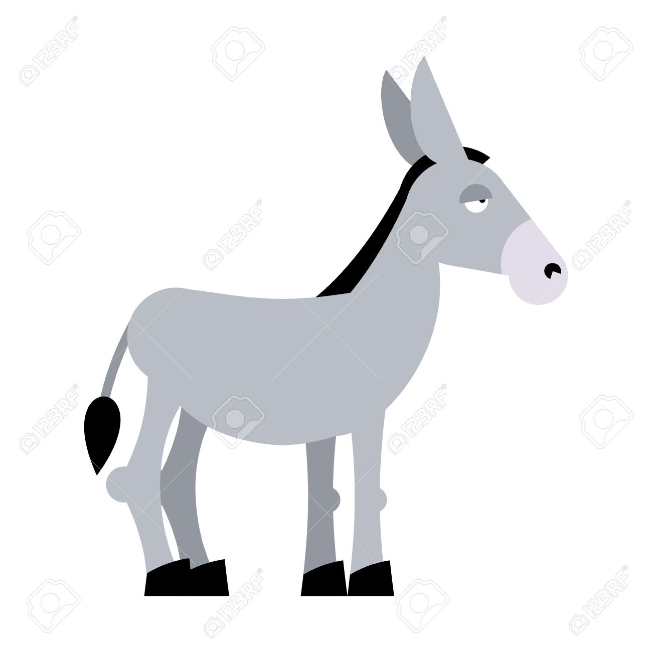 1300x1300 Domestic Donkey Clipart