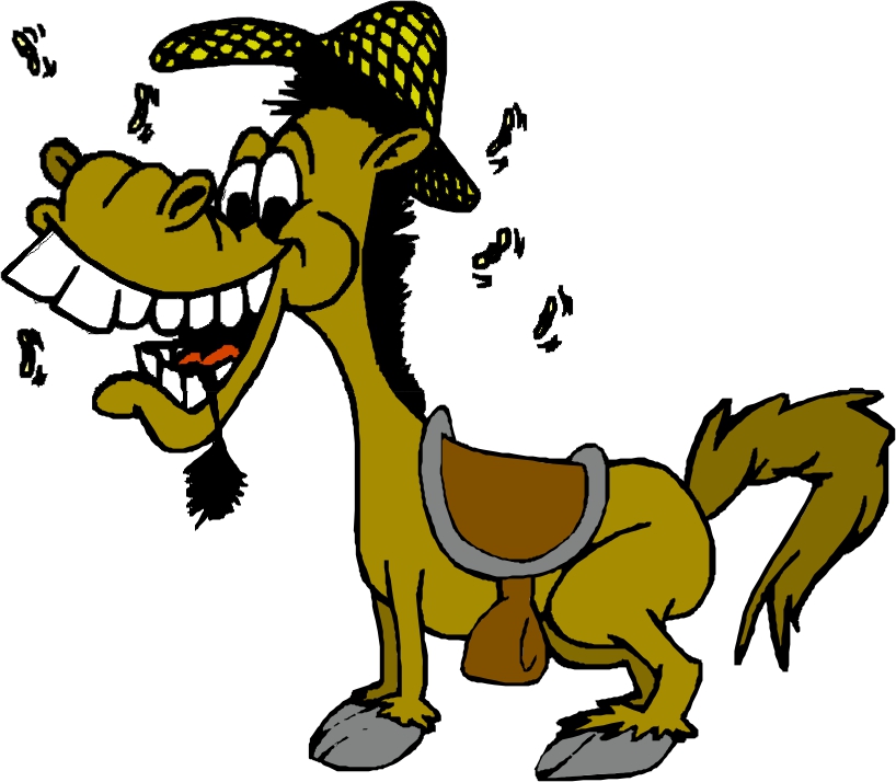 818x714 Cartoon Donkey