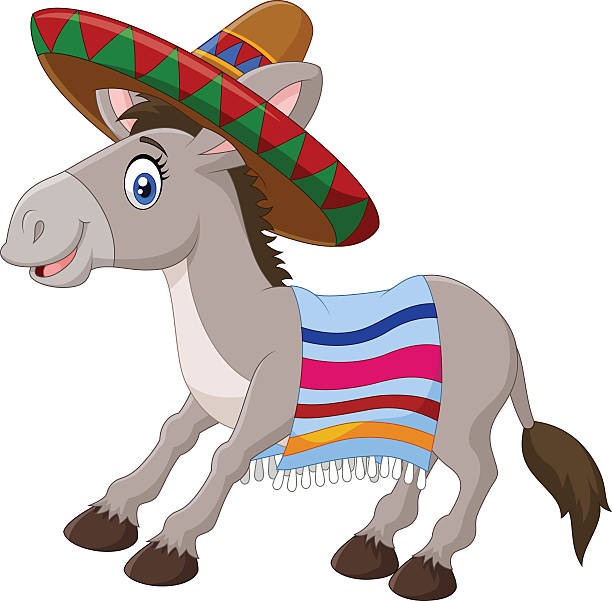 612x601 Mule Clipart Mexican Donkey