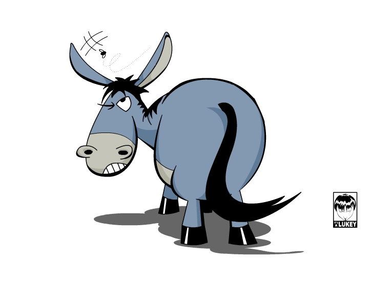 763x555 Stupid Donkey Cliparts 264430