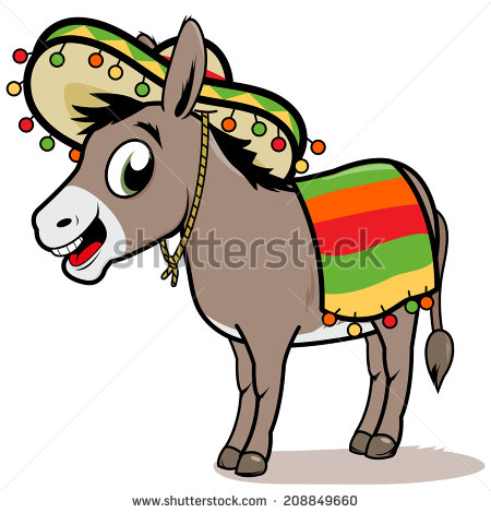 450x470 Donkey Clipart