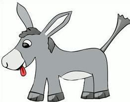 262x206 Free Donkey Clipart