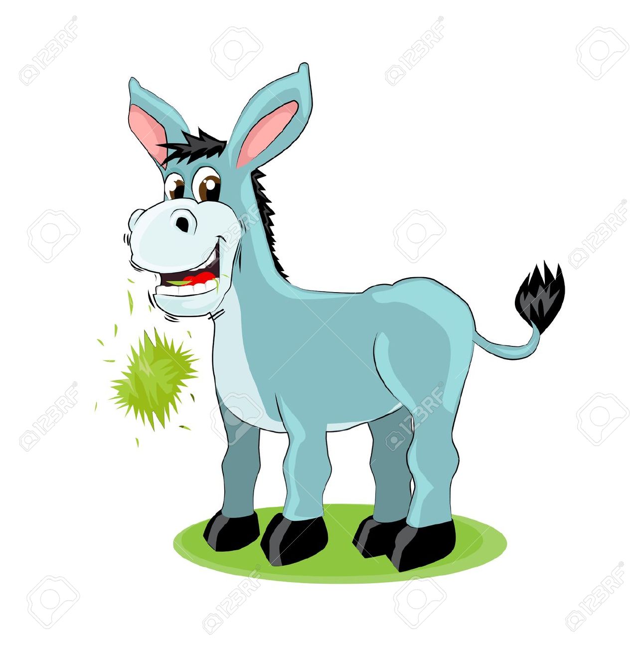 1288x1300 Donkey Clipart Drawn