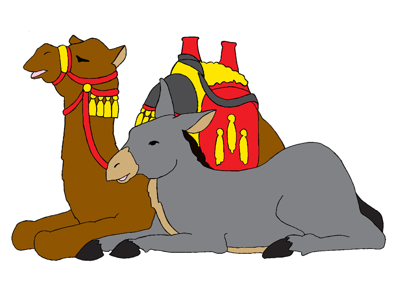 800x600 Graphics For Nativity Donkey Graphics