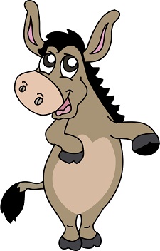 225x352 Free Donkey Clipart