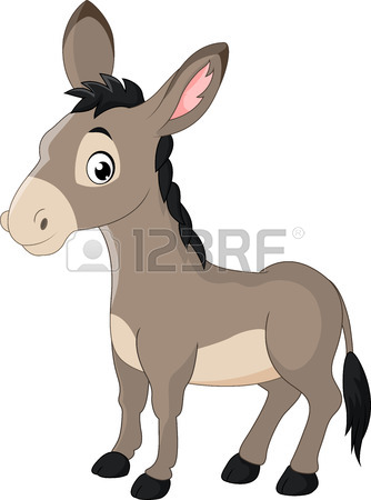 334x450 Happy Donkey Cartoon Royalty Free Cliparts, Vectors, And Stock