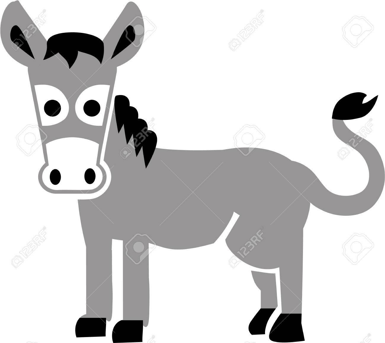 1300x1159 Cartoon Donkey Royalty Free Cliparts, Vectors, And Stock