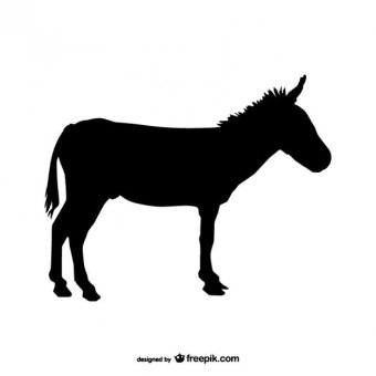 340x340 Donkey Vectors Download Free Vector Art Amp Graphics 123freevectors