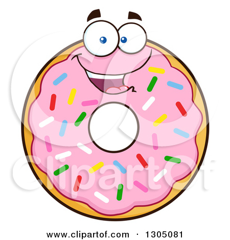 450x470 Donuts Clip Art