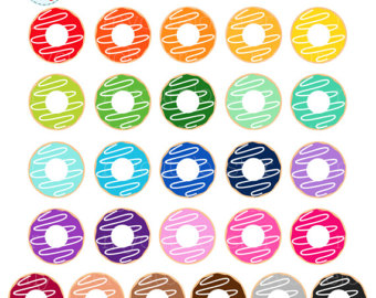 340x270 Donuts Clipart Etsy