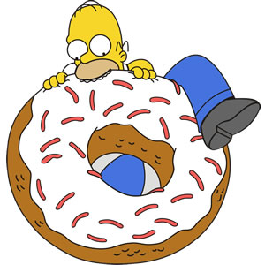 300x300 Funny Donut Clipart
