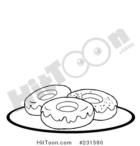 450x470 Donut Clipart