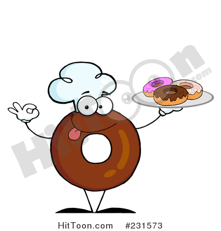 450x470 Donut Clipart