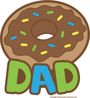 382x418 Doughnut Clipart Donut With Dad