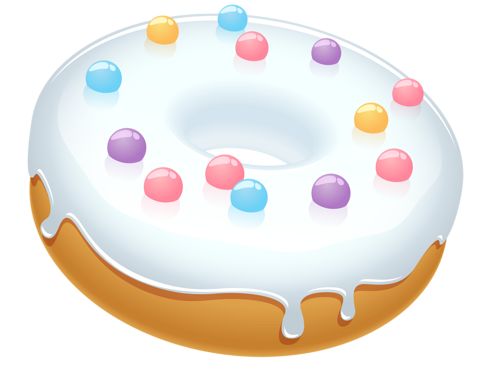 500x371 Doughnut Clipart Sweet