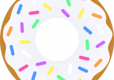 235x165 Fancy Donut Clipart Clip Art Free Panda Images