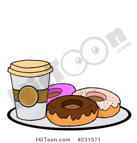 450x470 Donut Clipart