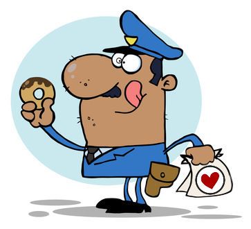363x330 20 Best Donut Cartoons Images Cartoon, Cops And Draw