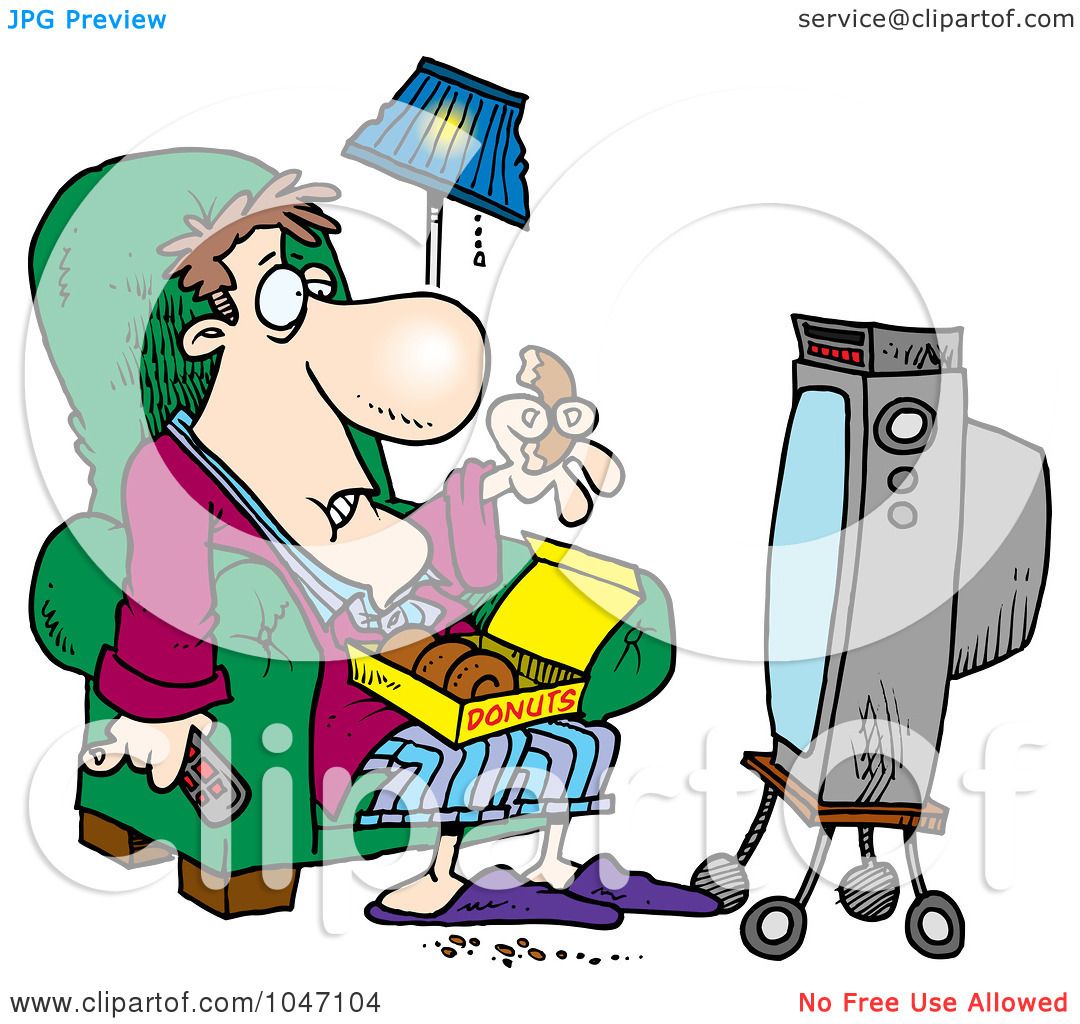 1080x1024 Royalty Free (Rf) Clip Art Illustration Of A Cartoon Man Eating