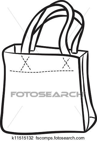 323x470 Clipart Of Shopping Bag Doodle K11515132