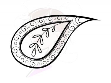 375x281 Paisley Digital Clipart