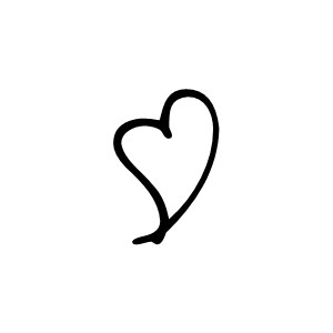 300x300 Doodle Heart Clipart