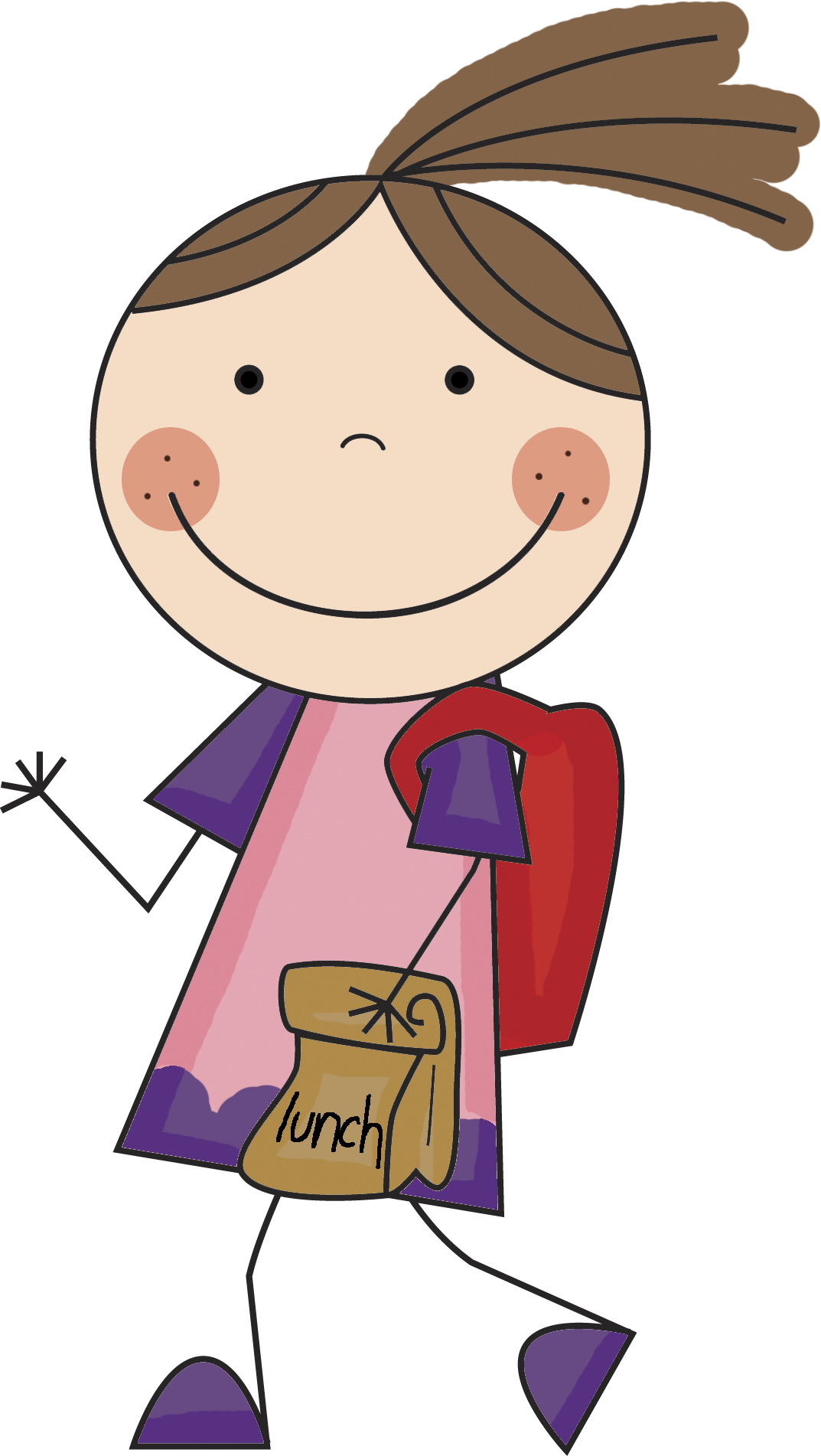 1073x1902 Lunch Clipart Scrappin Doodles