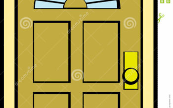 350x219 Door Clipart Simple