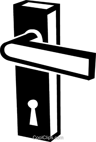 325x480 Door Knob Royalty Free Vector Clip Art Illustration Vc047536