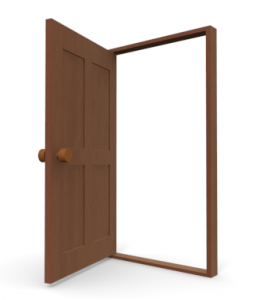 263x300 Door Clipart Open Door