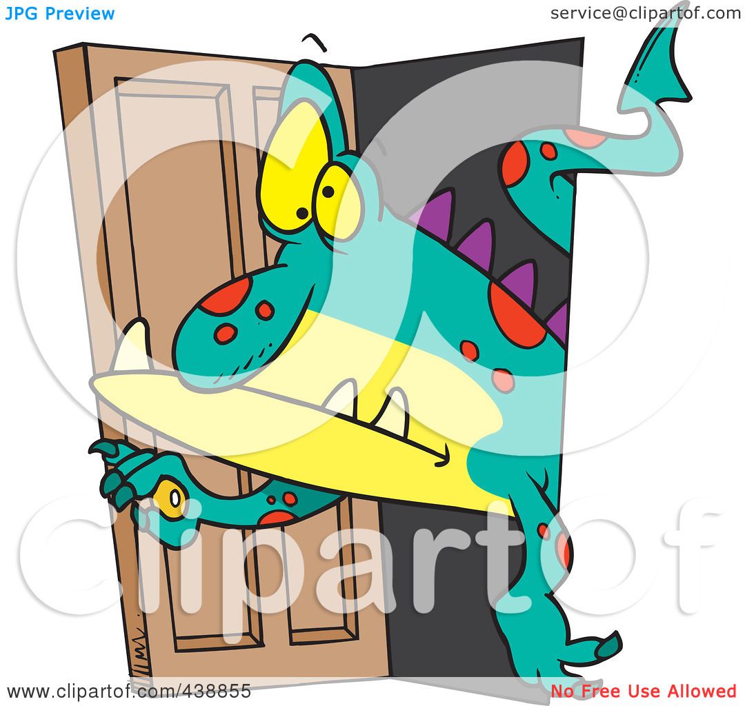 1080x1024 Door Clipart Monster