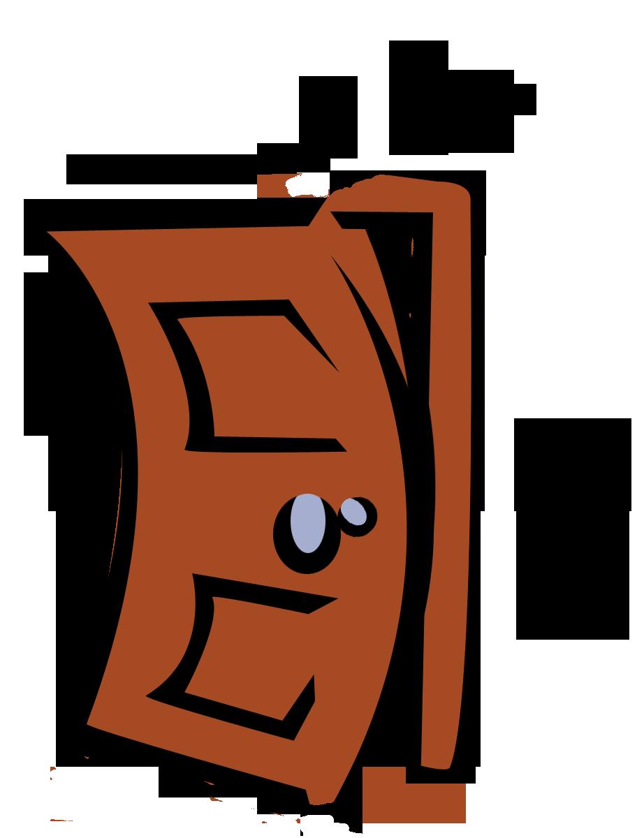 922x1200 Creepy Door Clipart