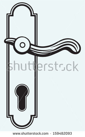 294x470 Door Hardware Clipart