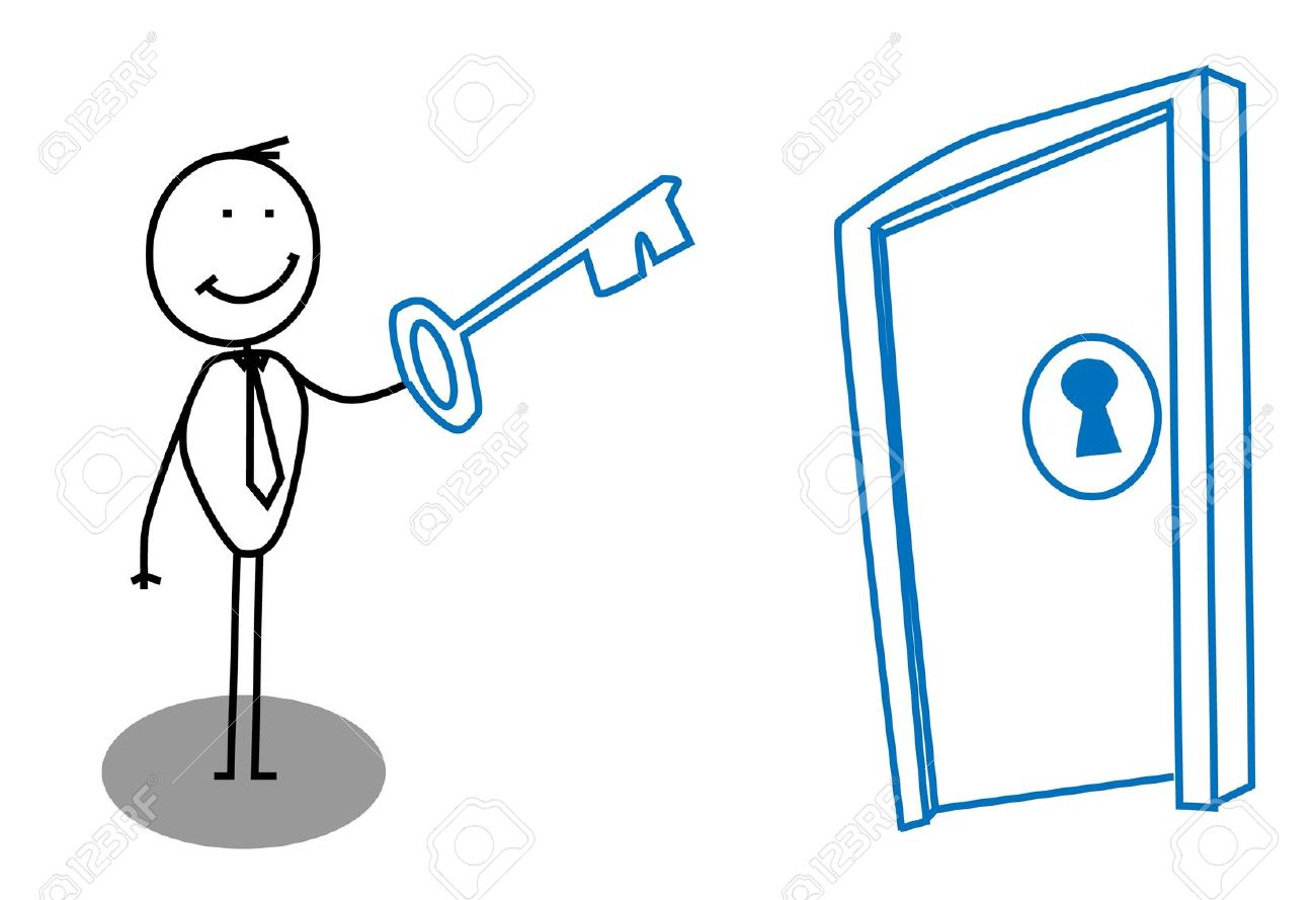 1300x889 Key Clipart Door