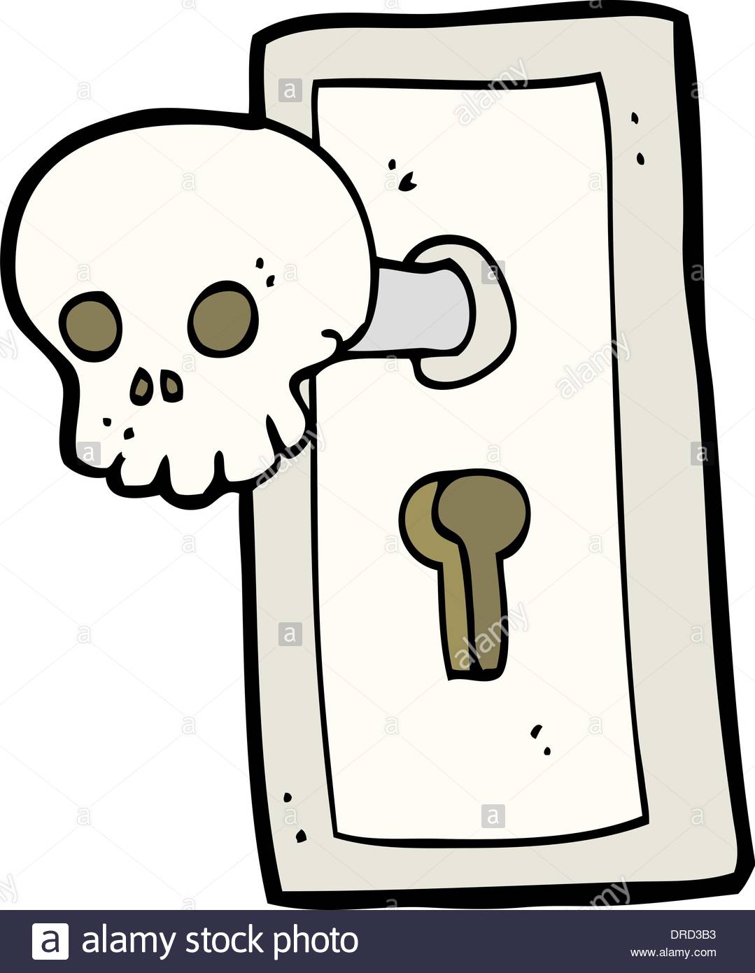 1079x1390 Cartoon Spooky Door Knob Stock Vector Art Amp Illustration, Vector