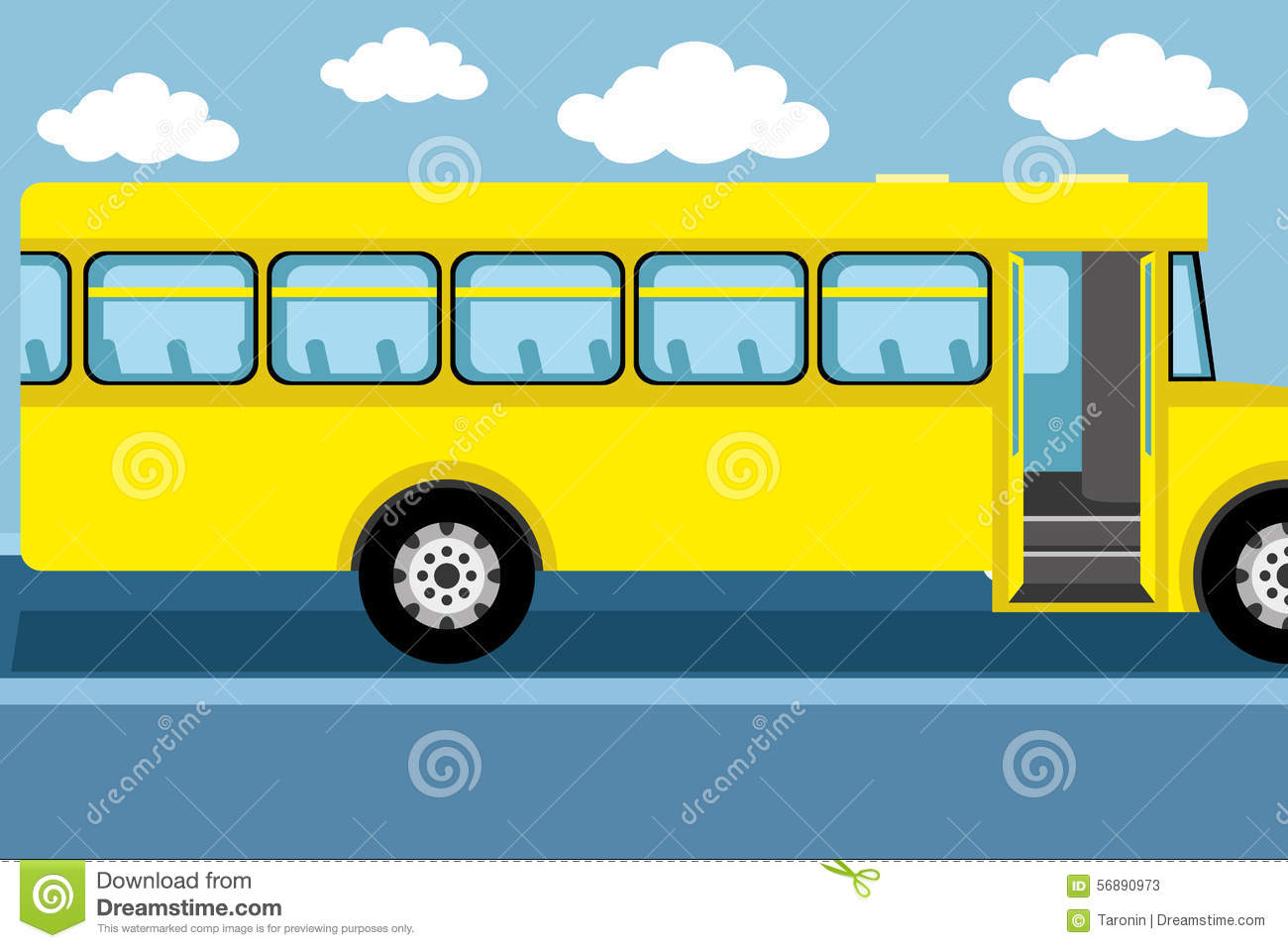 1300x957 Open Door Clipart Bus