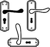 170x161 Door Handle Clip Art
