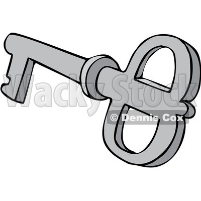 400x400 Key Clipart Gray
