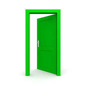170x170 Open Door Clip Art