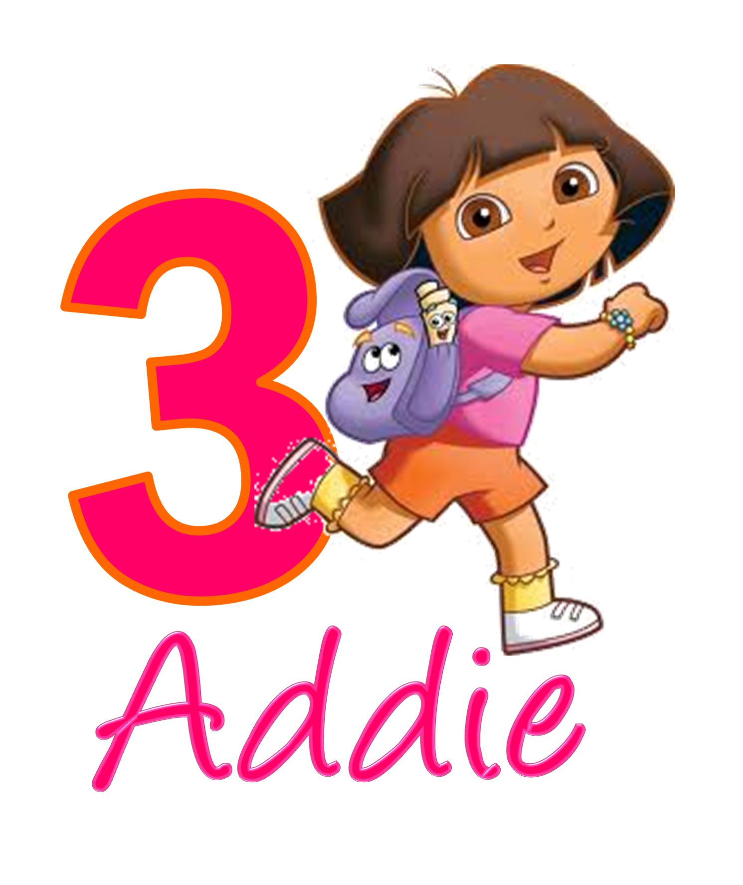 1490x1774 Dora Birthday Clipart