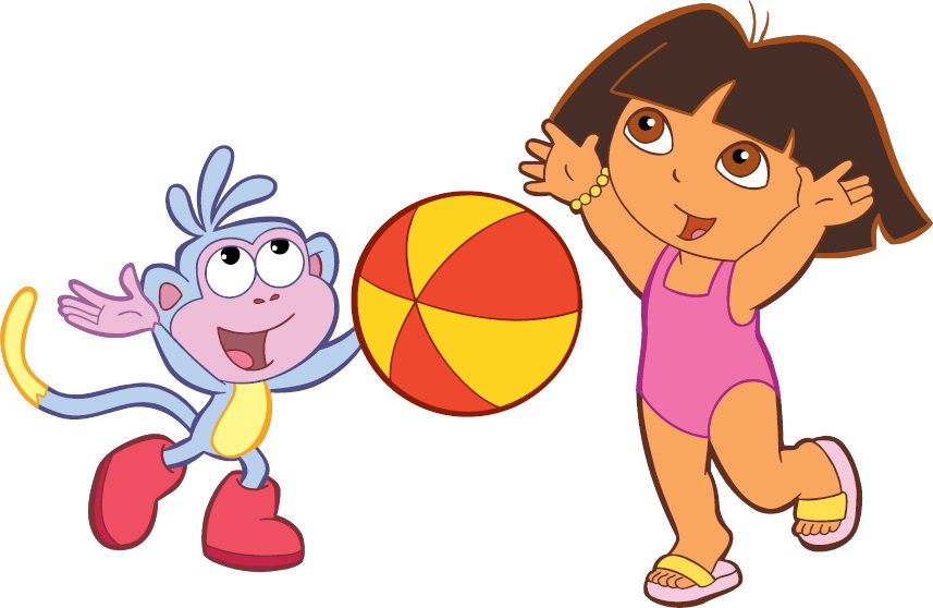 857x558 Dora Boots Clipart Image
