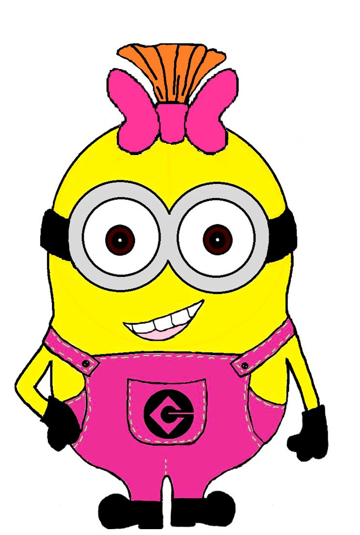736x1094 Girl Minion Clipart