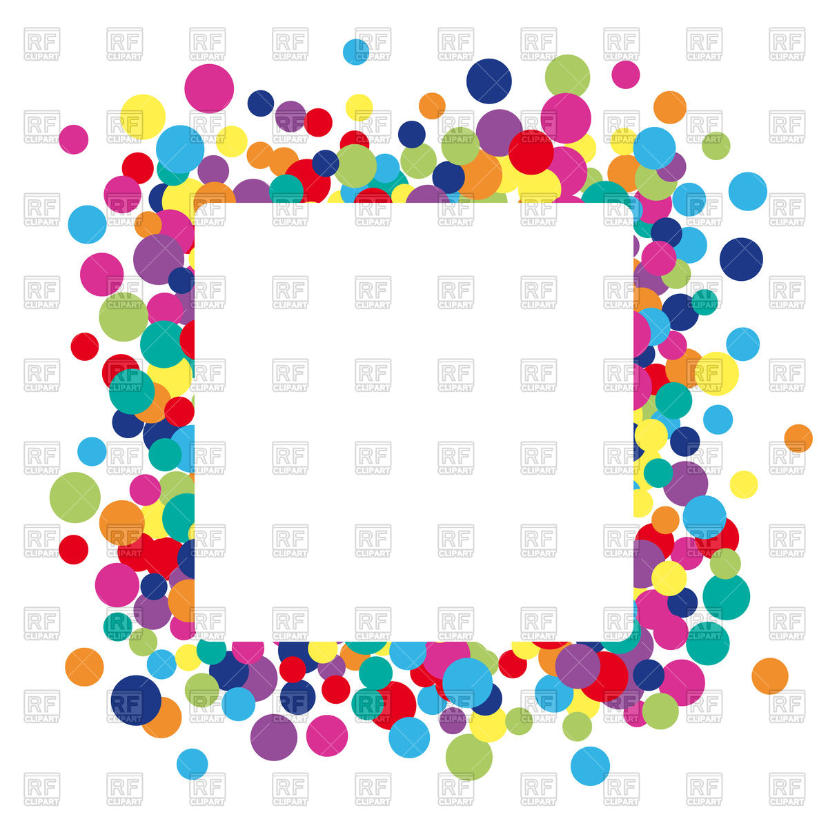 1200x1200 Colorful Abstract Dot Background Royalty Free Vector Clip Art