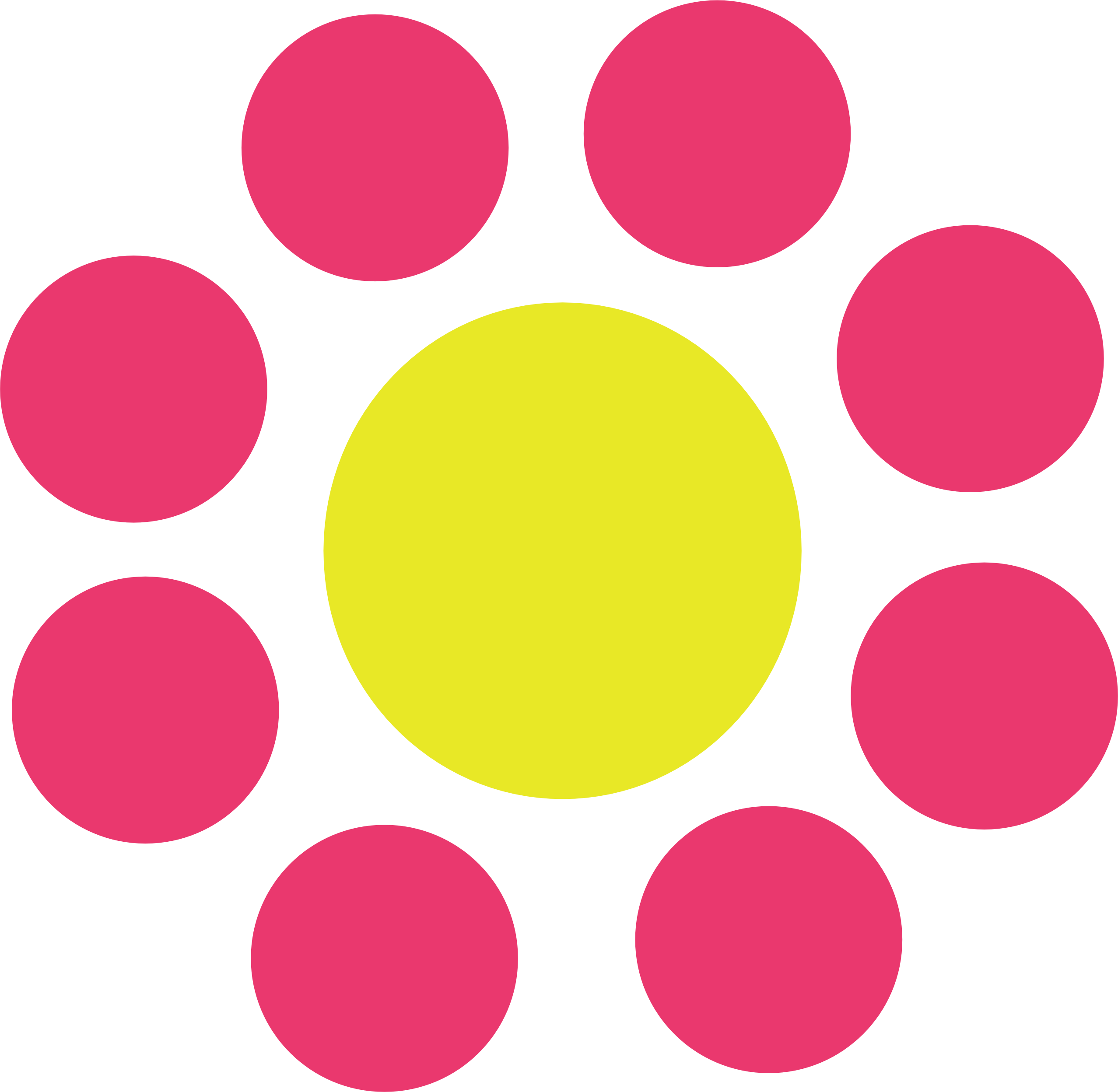 2555x2496 Dots Clipart Colored Circle