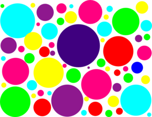297x228 Multi Colored Polka Dots Md.png Circus Clip