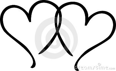 400x245 Double Heart Clipart