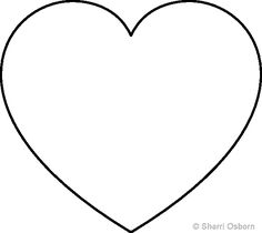 236x210 Heart Stencil Plain Heart Clip Art