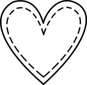 300x294 Heart Images Clip Art Black And White Allofpicts