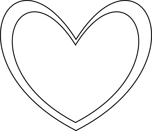 600x519 Double Heart Clip Art