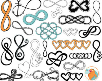 340x270 Double Infinity Symbol Clip Art